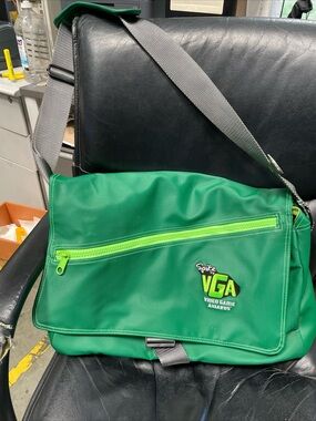 VTG Y2K Spike TV Video Game Awards Messenger Bag Playstation Xbox Employe Promo